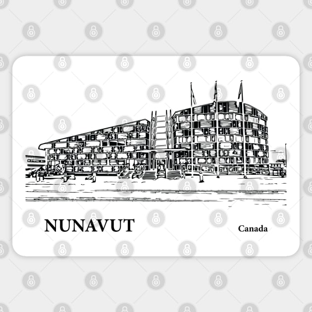 Nunavut Canada Sticker by Lakeric
